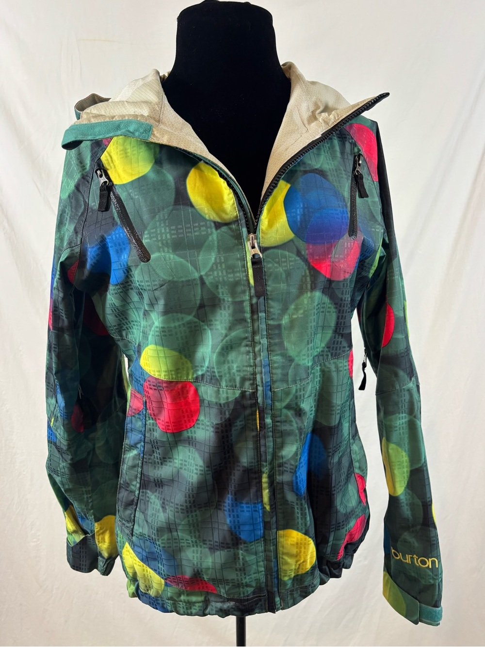 Burton 2.5L Gleam Jacket Womens S DRYRIDE Waterproof Snowboard Ski Shell Bokeh